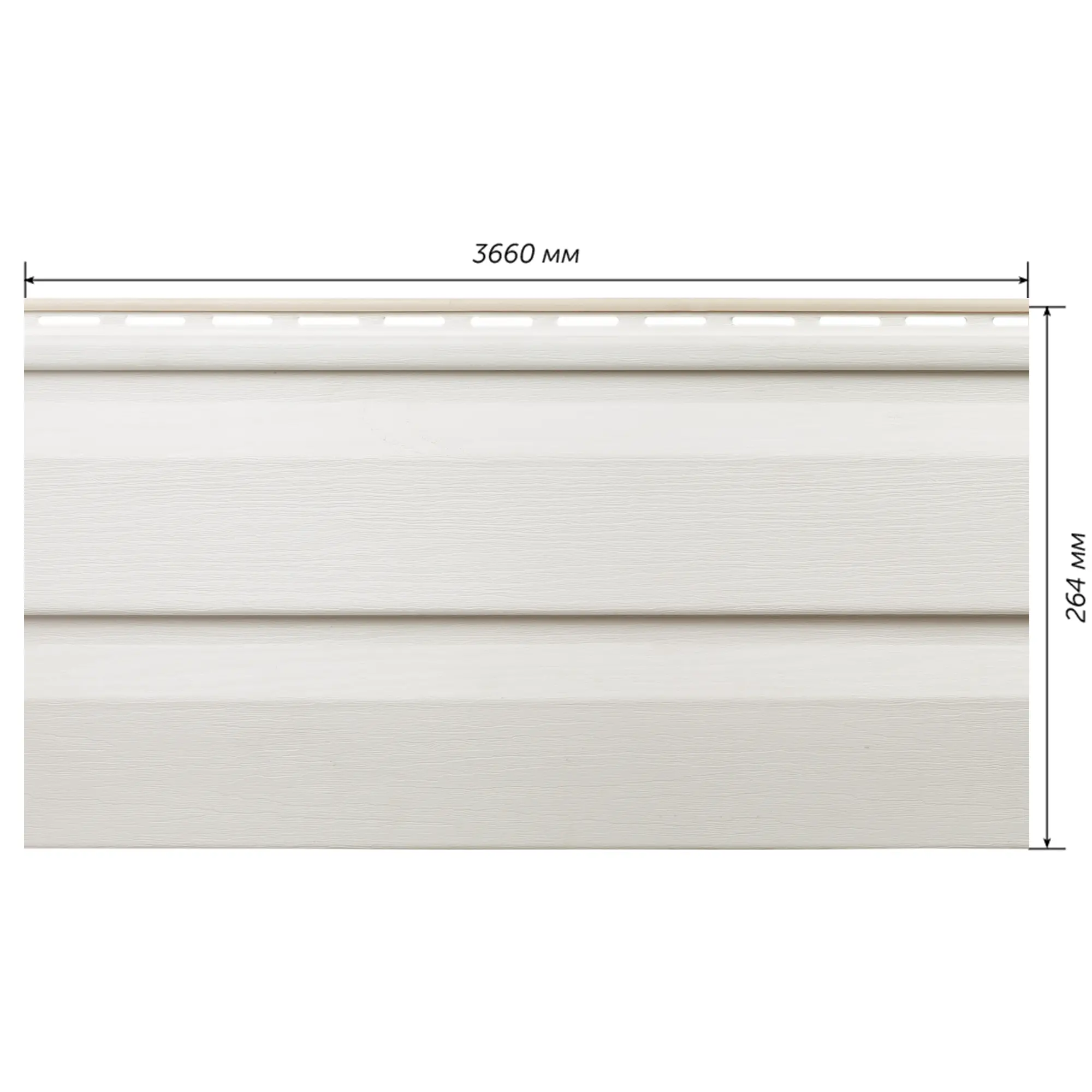 АЛЬТА КЛАССИКА Виниловый сайдинг | белый, 3,66м