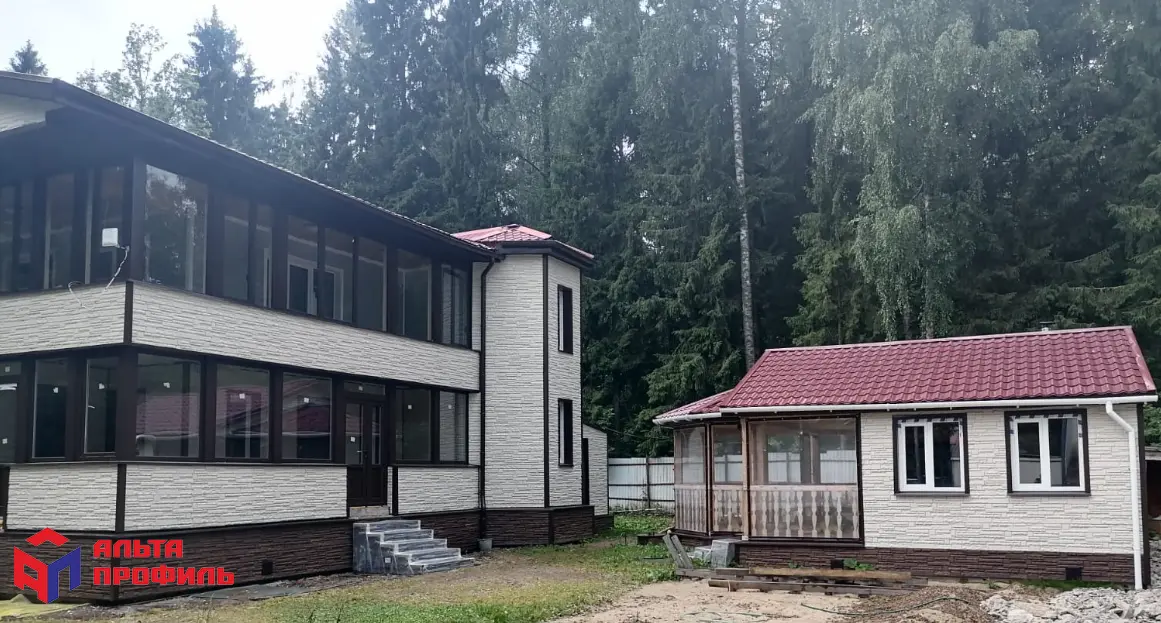 ПАНЕЛЬ КАМЕНЬ СКАЛИСТЫЙ ЭКО, ЦВЕТ КОРИЧНЕВЫЙ